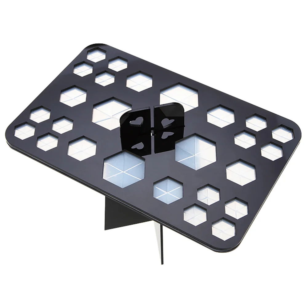 26 отверстий акриловая подставка для кистей макияжа Складная стойка хранения