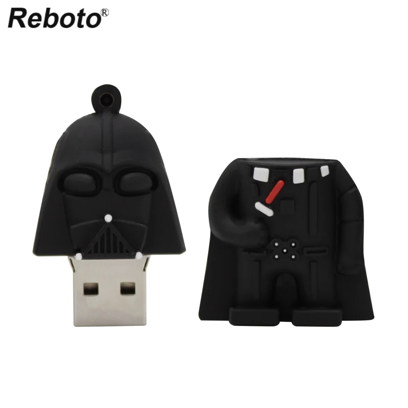 Мультяшный USB флеш-накопитель, 8 ГБ, Звездные войны, флеш-накопитель, 32 ГБ, Дарт Винда, флешка, 16 ГБ, USB 2,0, карта памяти, 64 ГБ, U диск, 4 Гб, подарок мальчику