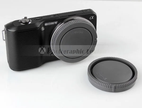 

100PCS/Lot New Black Camera Body Cover Lens Rear Cap for S0NY E Mount NEX A7 A7R A5000 7 6 16-50mm