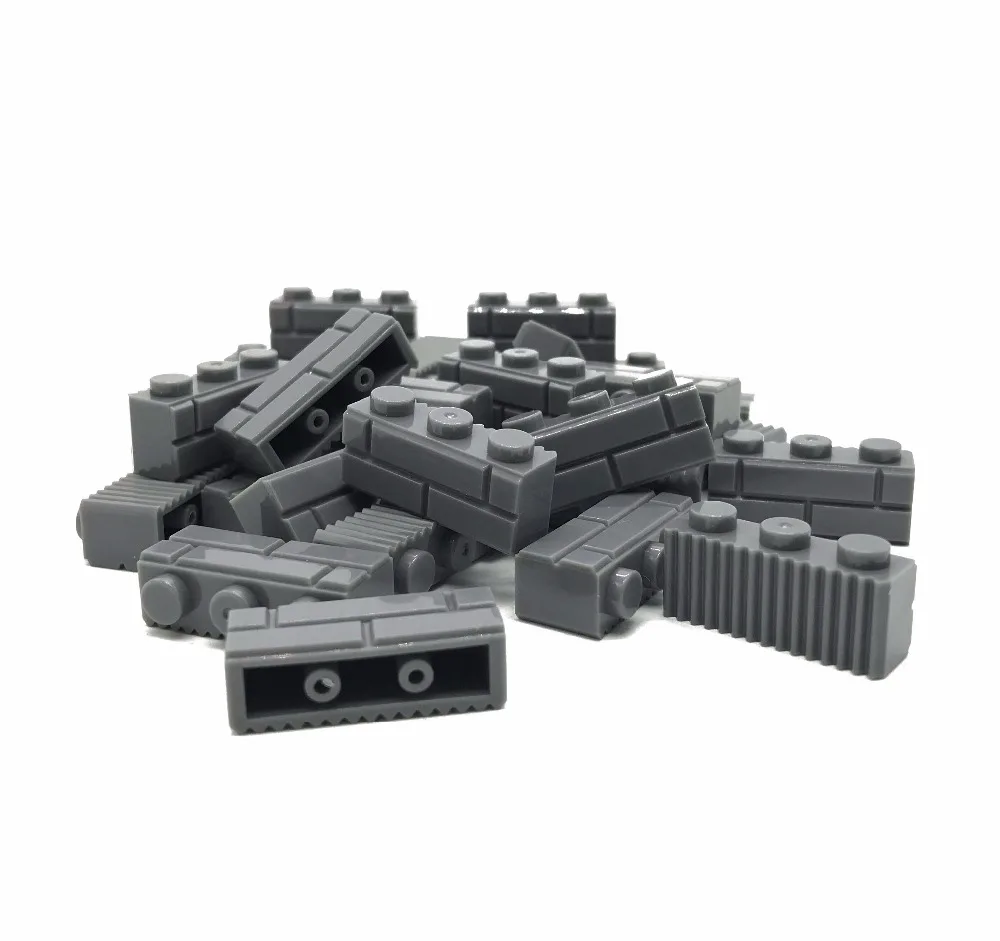 Детали для кирпича модифицированные 1x3 с кирпичной кладкой|bricks parts|blocks partsassembled