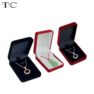 Оптовая продажа, 3 цвета, бархатная искусственная бижутерия, чехол для хранения, подарочные коробки