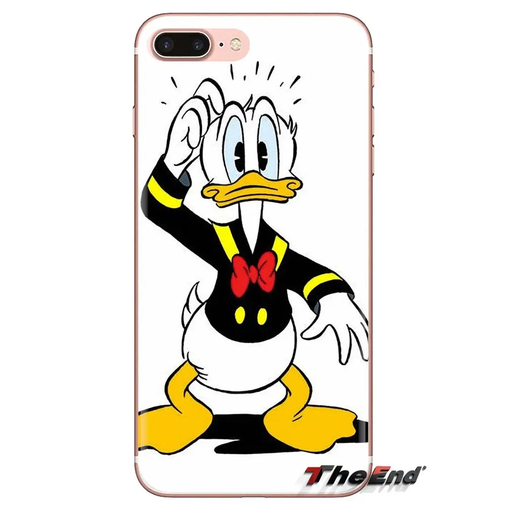 For Xiaomi Mi4 Mi5 Mi5S Mi6 Mi A1 A2 5X 6X 8 9 Lite SE Pro Max Mix 2 3 2S TPU Transparent Cases Cartoon Super Donald Duck Art |