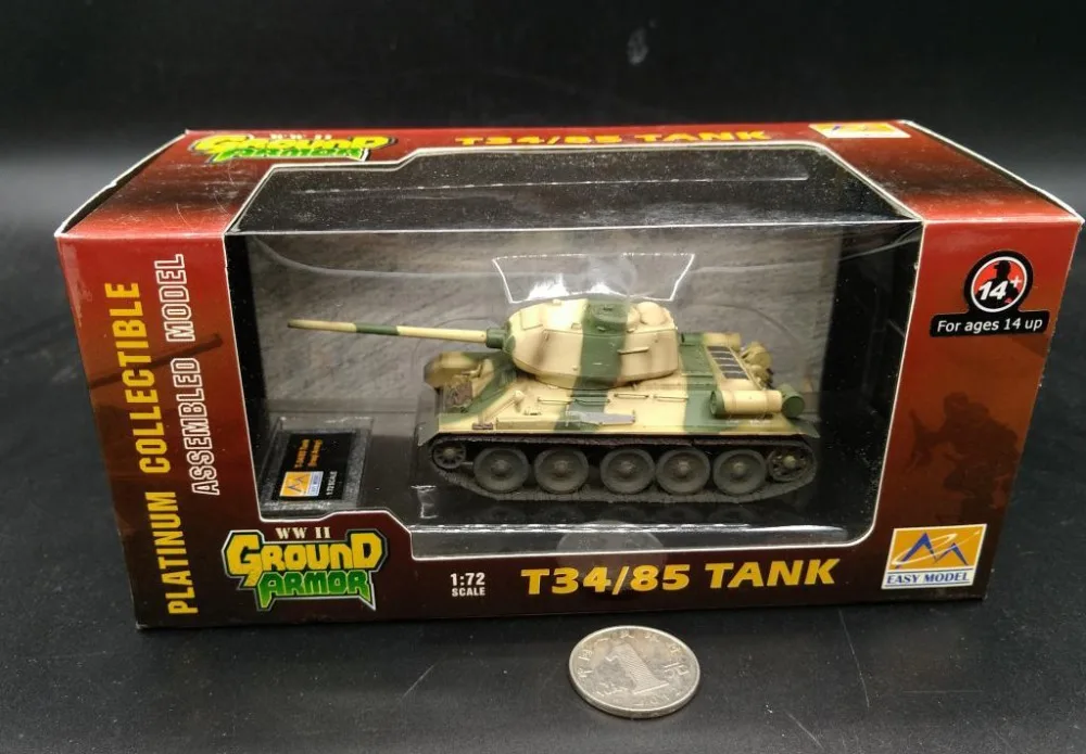 EM 1: 72 советская модель танка T34 85 избранная 36273|tank model|72 tankmodel army tanks |