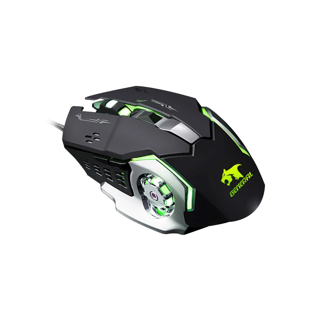 Новинка 2019 игровая мышь X9 проводная для ноутбука с разрешением 1600 DPI и 6