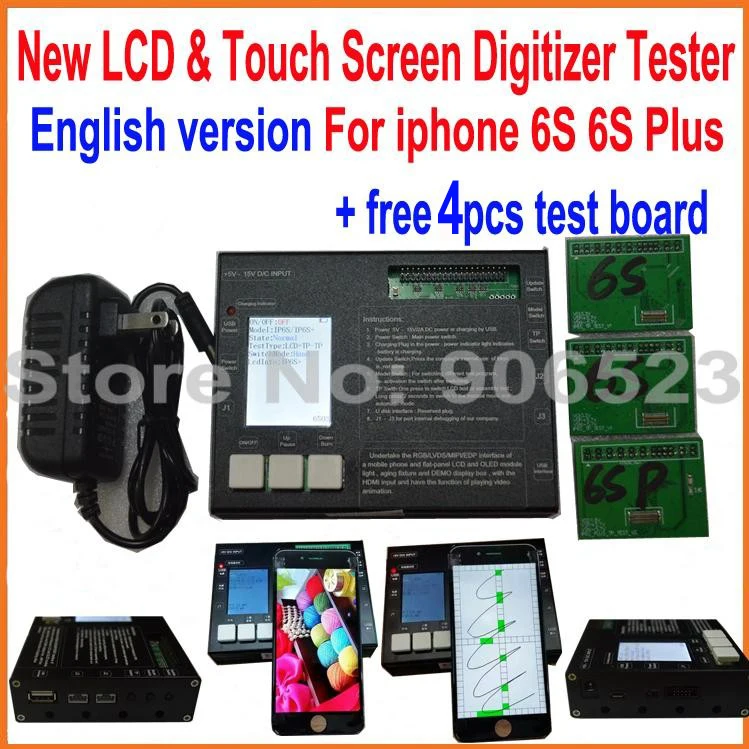 2016 Новая версия ЖК дисплей и дигитайзер сенсорный экран Панель тестер палец