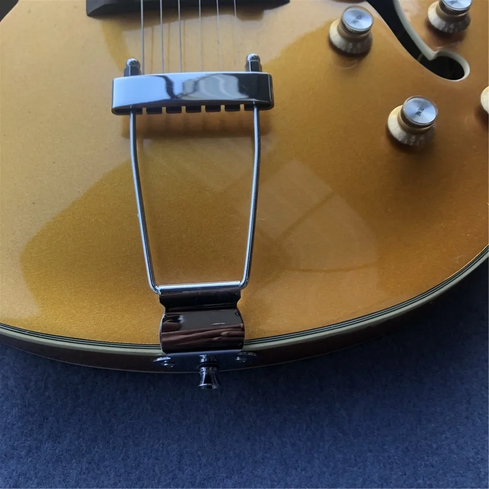 Фабрика kaiyun на заказ p90 jazz medogo shepnguro dc Гитара Электронный пикап luz oro Bigsby вибрато