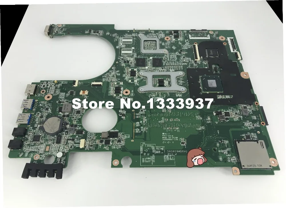 Материнская плата CN 01040N 1040N для DELL INSPIRON 5720 ноутбука DA0R09MB6H1 31R09MB00M0 материнская - Фото №1