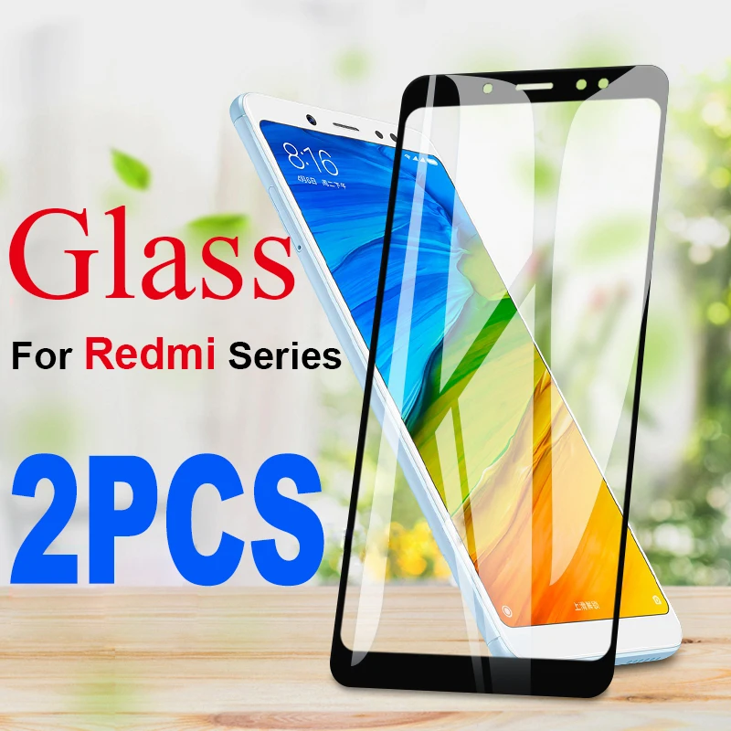 2 шт 9 h протектор экрана для xiaomi redmi Note 5 pro закаленное стекло на plus 5a note5