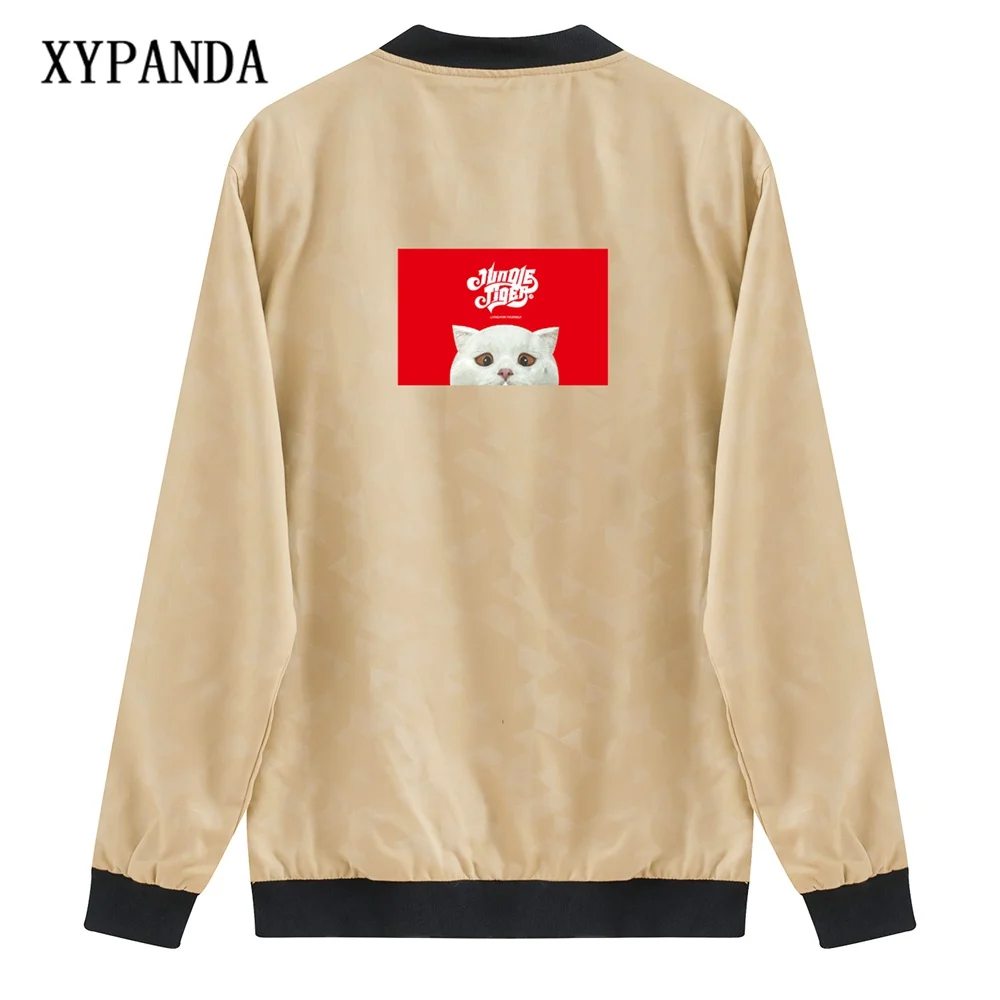 XYPANDA мультфильм аниме кошки Европа и Америка хип-хоп зима Курточка бомбер Для