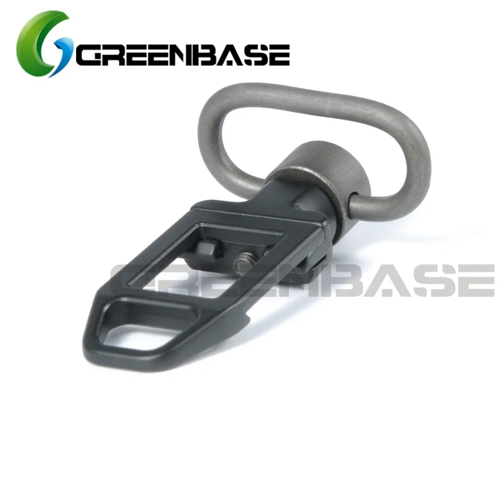 Greenbase Тактический Quick Release антабка 1 25 ''строп петля Сталь поворотные крепления