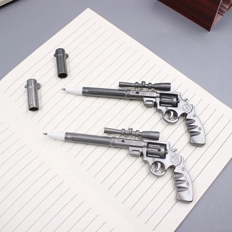 2 шт. 0 5 мм Роско Fiveshooter пистолет шариковая ручка новинка канцелярские мило смешно