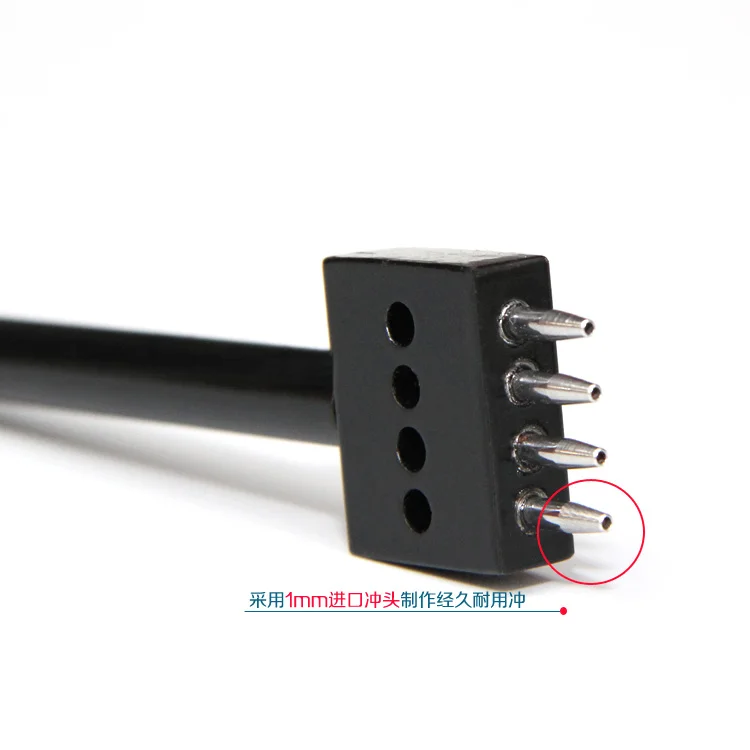 Кожевенного перфоратора строки кругового выреза для прошитая кожа перфорации