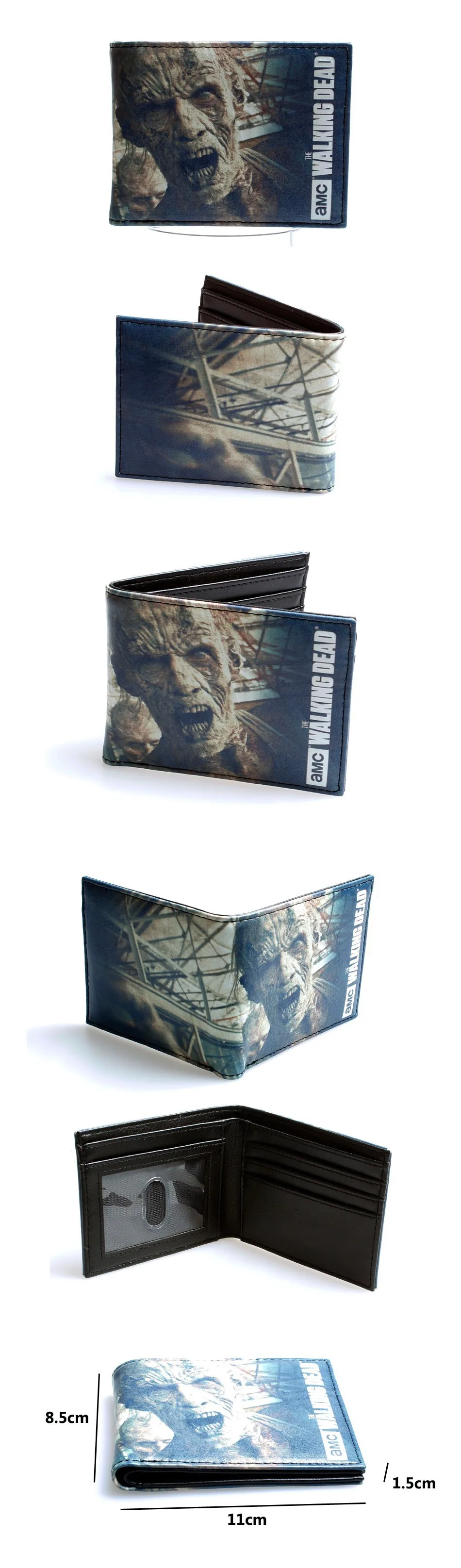 Walking dead кошелек для мальчиков и девочек кошелек для молодых студентов DFT-1440