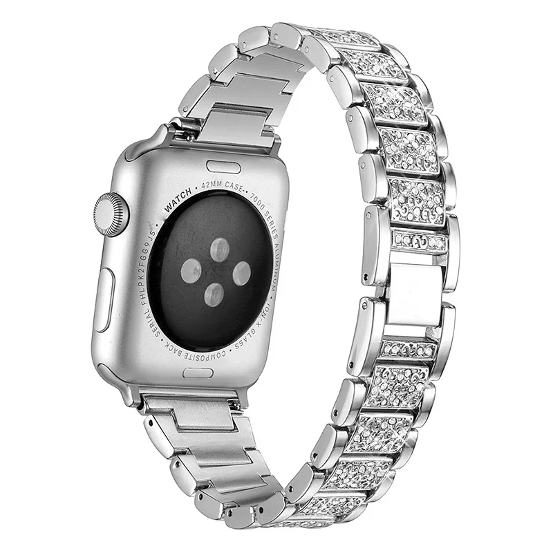 Essidi For Apple Watch Series 5 4 3 2 1 Smart Bracelet Strap 38 40MM 42 44MM Stainless Steel Wrist Strap Band For Iwatch Clasp