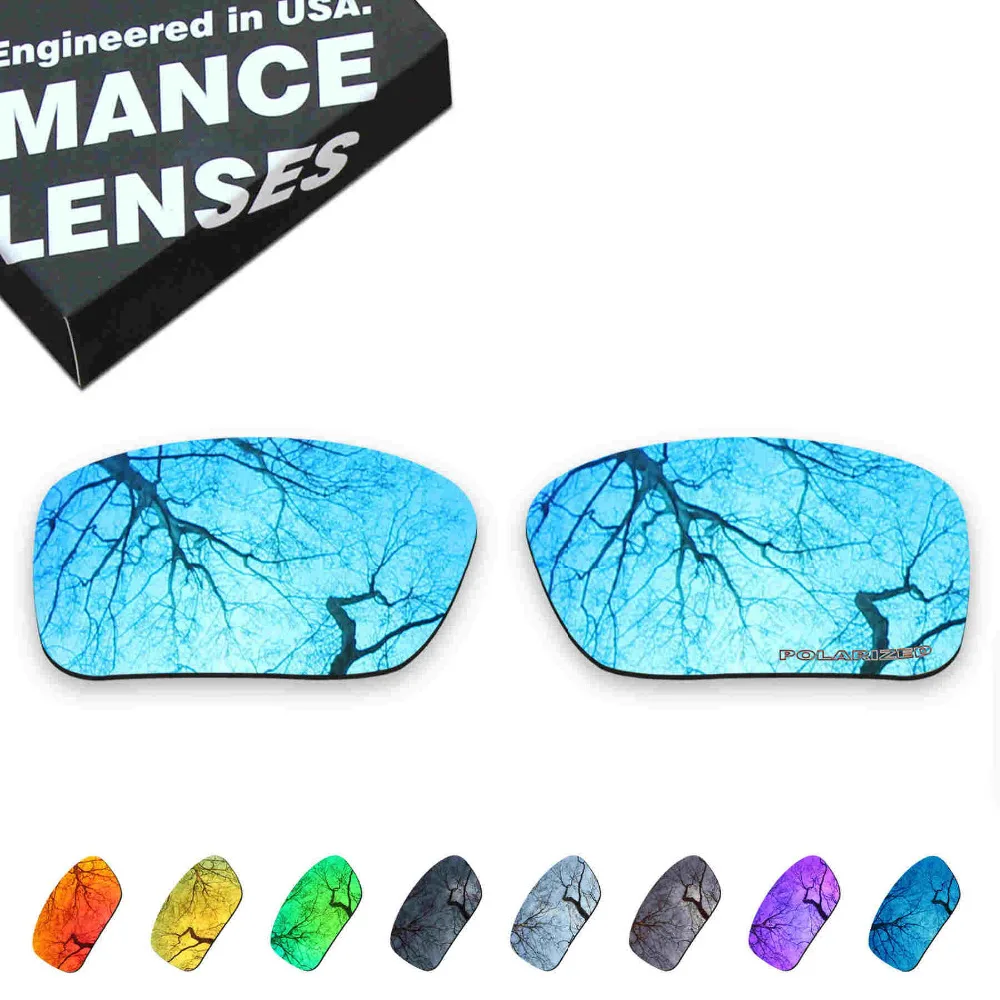 ToughAsNails Resist Seawater Corrosion Polarized Replacement Lens for Oakley Si Ballistic Det cord Sunglasses - Multiple Options