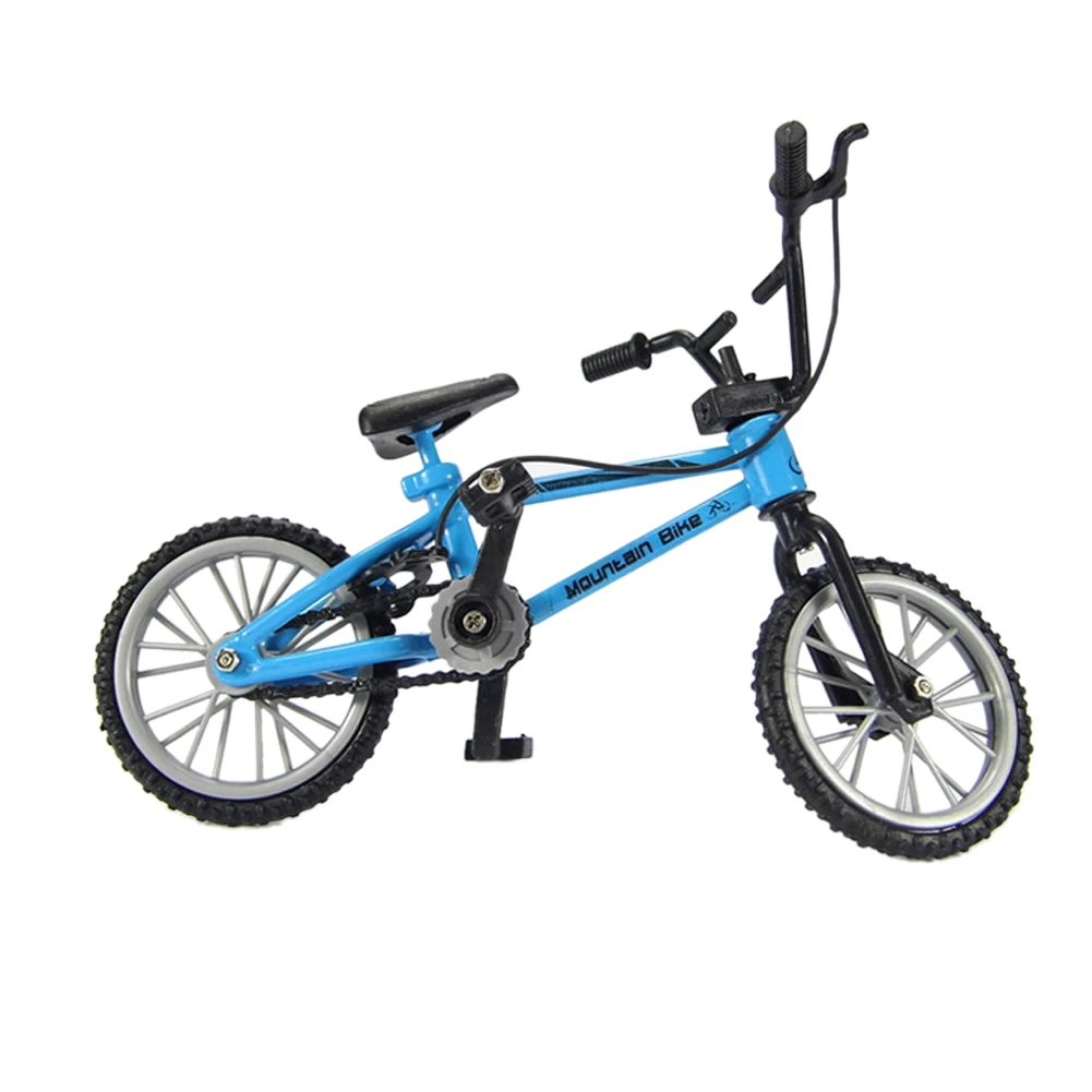 Сплав Мини Палец игрушечные велосипеды bmx ручной горный велосипед модель с запасными шинами инструменты велосипед дети игрушка случайный цвет
