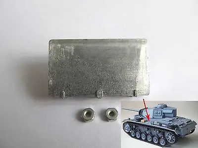 

Mato 1/16 German Panzer III RC Tank Upper Hull Metal Box 3 MT095 TH00787