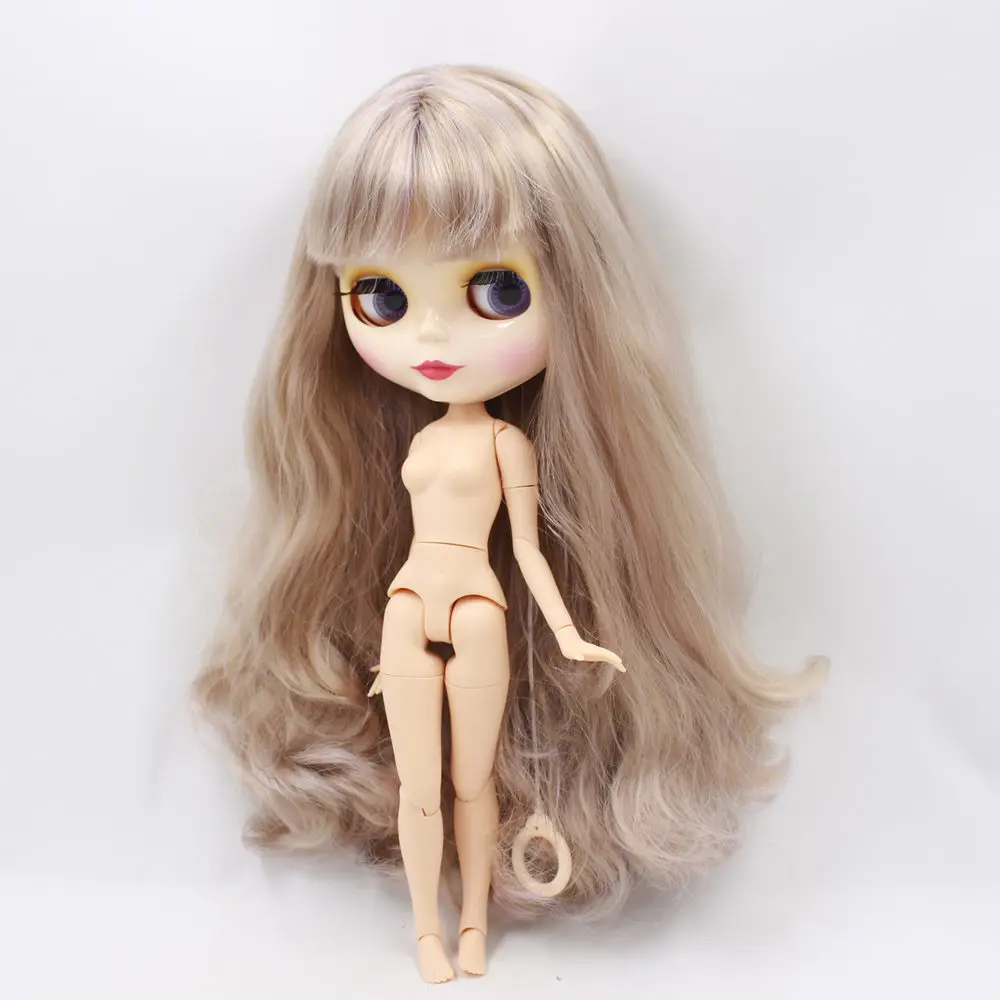 Кукла Blyth ICY DBS No.280BL3227/1049 серая Смешанная фиолетовая с волосами для суставов тела