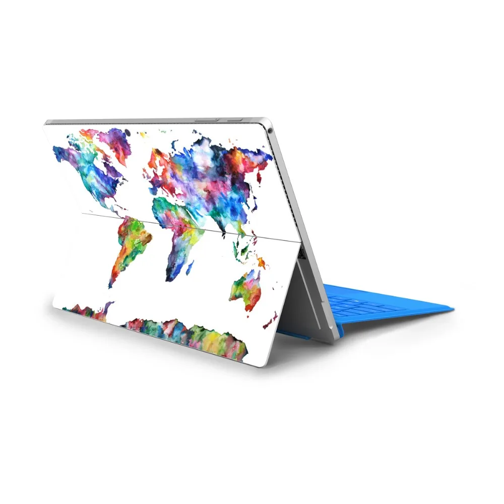 Карта серии украшения наклейки для ноутбука для microsoft Surface Pro 4 Pro 5 Pro 6 высокое качество чехол с рисунком виниловая наклейка наклейки