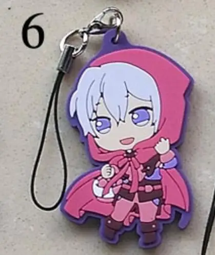 6 Idolish7 аниме брелок Изуми Иори Ямато Никайдо SOGO NAGI Тамаки Гаку Мицуки Осаки каучуковый ремешок аксессуары для мобильных телефонов/Подвески D170 - Цвет: 6