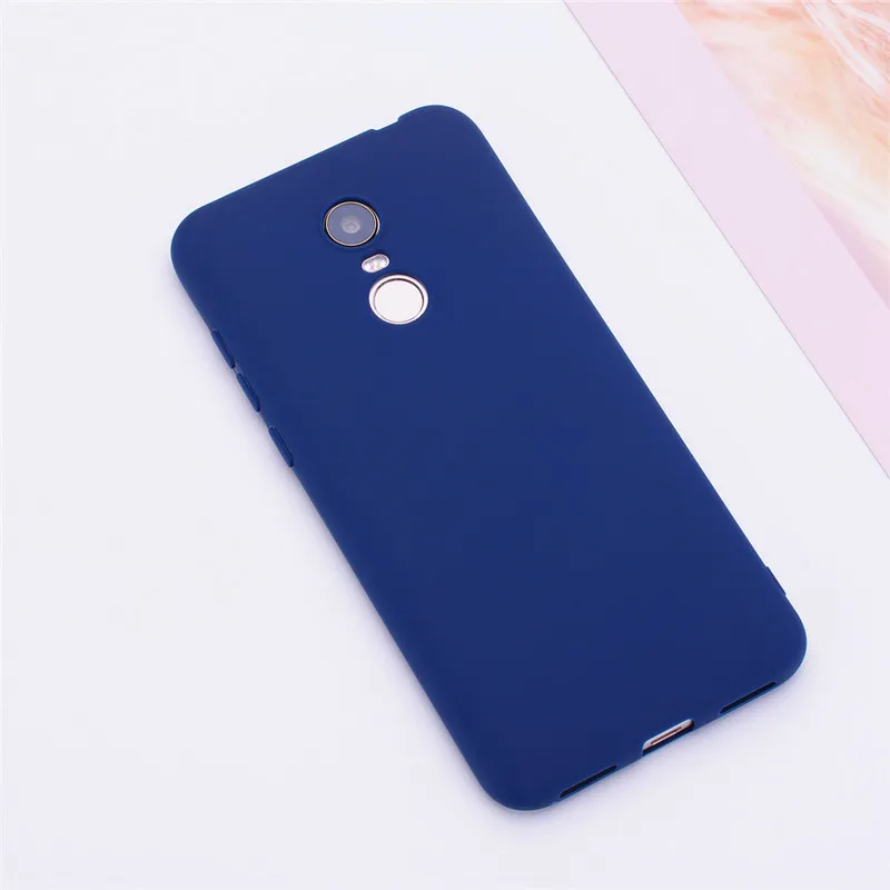 Цветной матовый чехол для телефона s для Xiaomi Redmi 5/5 Plus, силиконовый мягкий чехол из ТПУ на заднюю панель для Xiaomi Redmi 5 Plus, чехол, чехол