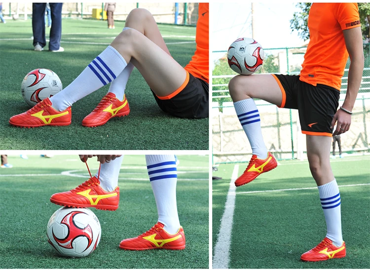 Size33-44 футбольные бутсы для мужчин и мальчиков, футбольные бутсы для дерна, кроссовки, дизайн, спортивная обувь