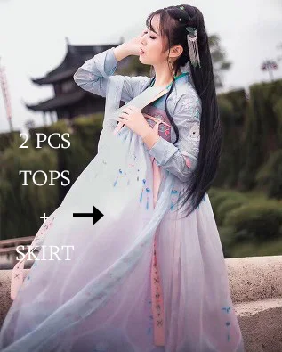 light purple suit Классический Hanfu Chinses традиционный танцевальный костюм для женщин Династия Тан Косплей Одежда для сцены Восточный фестиваль наряд DC1806 - Цвет: light purple suit
