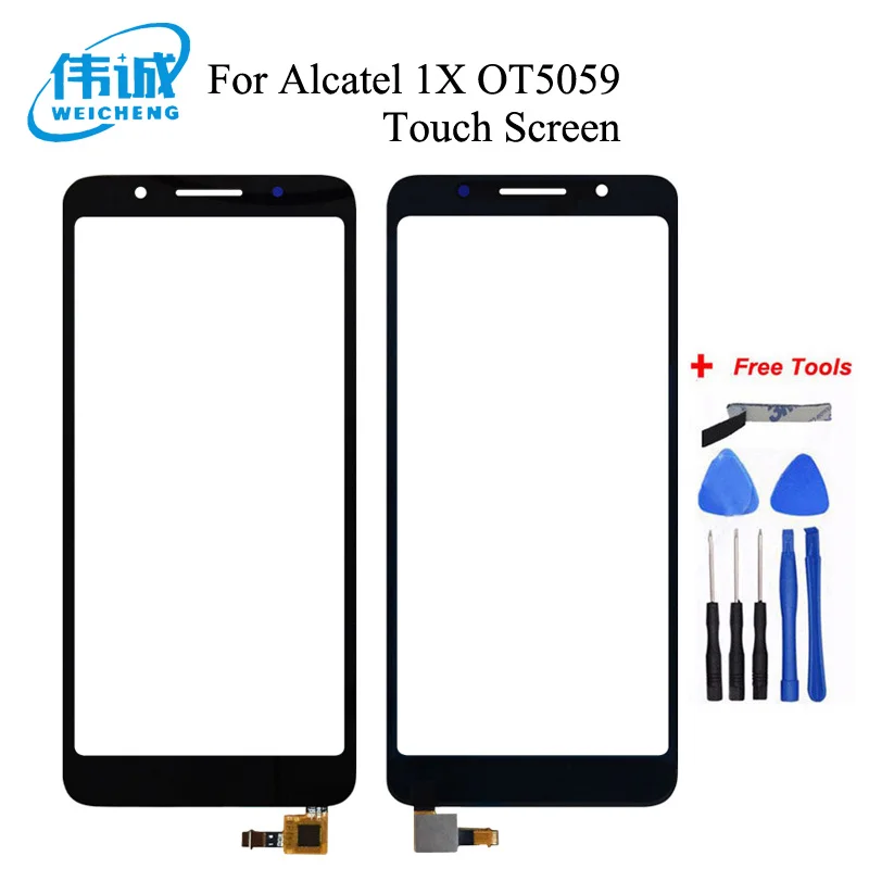 Мобильный сенсорный экран 5 3 дюйма для Alcatel 1X 5059D 5059 стеклянная сенсорная панель