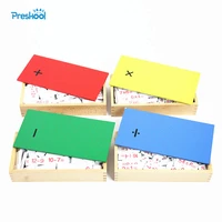 baby toy montessori mental math arithmetic board wood for early childhood education preschool kids brinquedos juguetes