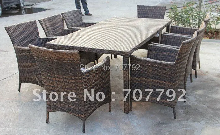 Лидер продаж Круглый уличный садовый компактный ротанговый набор | Мебель