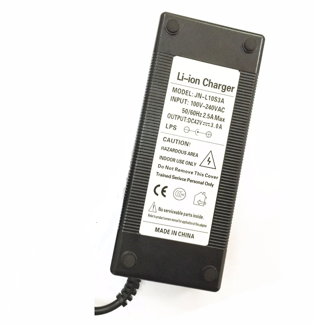 Зарядное устройство для электрических велосипедных литиевых аккумуляторов 42 В 3