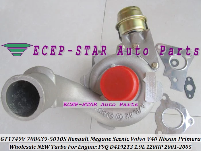 Ремонтный комплект Turbo rebuild GT1749V 708639 5010S для Renault Espace Laguna Megane VOLVO V40 F9Q F9Q820 D4192T3 1.9L