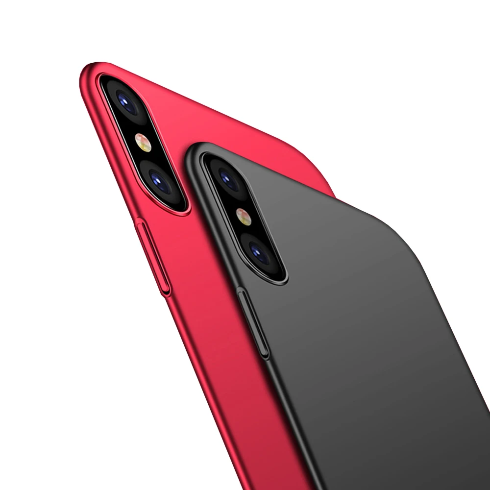 Роскошный простой чехол для телефона iPhone XS XR гладкий матовый Xs max ультрабук 7 8 Plus |