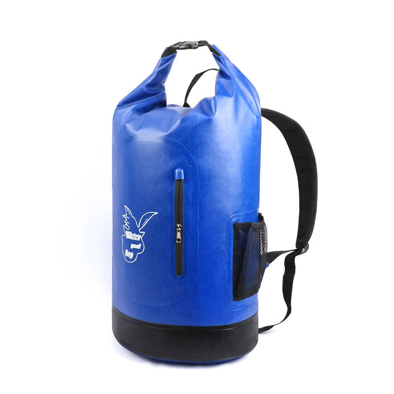 Navy blue Новые 20L-35L водонепроницаемые сумки двойной сухой мешок рюкзак для наружной речной треккинговой сумки для пеших прогулок Дрифтинг плавательные дорожные наборы ПВХ сумки - Цвет: Navy blue