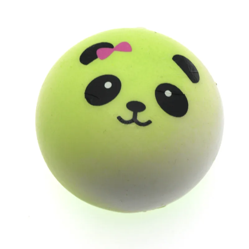 Медленный отскок 4 см Panda Bun Expression маленький красочный и белый хлеб пенящаяся Экструзионная игрушка батут для детей Забавная детская игрушка для снятия стресса