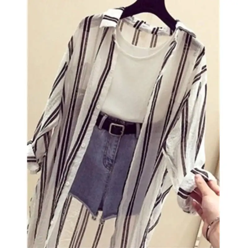 Женская одежда для защиты от солнца размера плюс новинка 2019 летняя шаль с