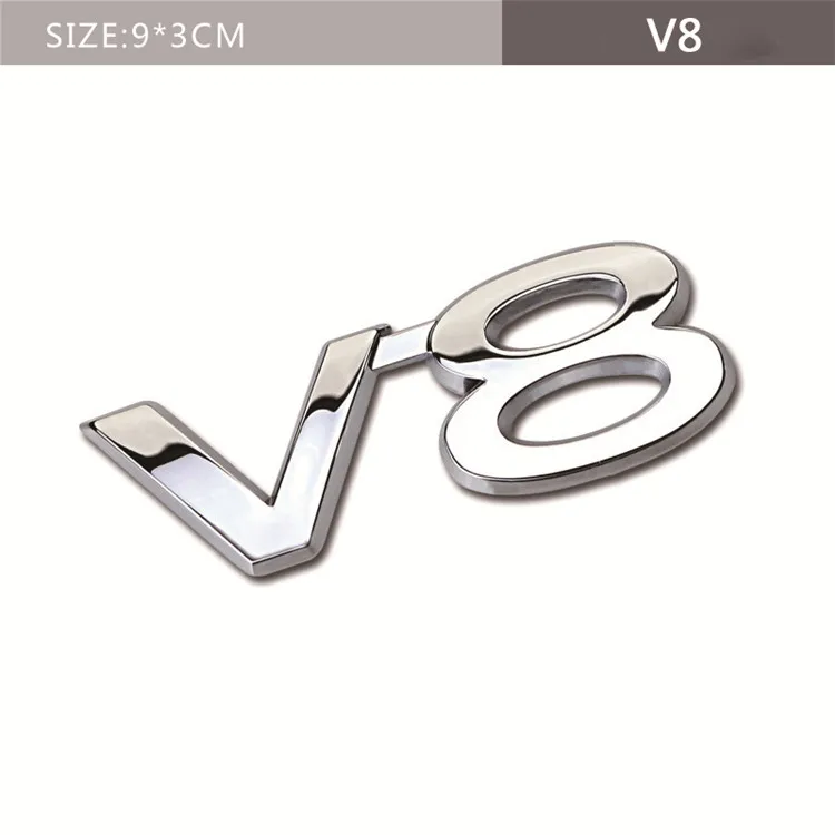 for Landcruiser V8 2,5 V V6 V8 VX VXR TXL VXL Эмблема для Toyota eiz Land Cruiser Prado Rav4 Tundra крышка багажника Наклейка смещение авто аксессуары - Название цвета: for Landcruiser V8