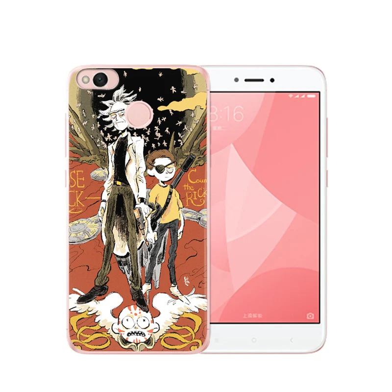For Xiaomi Redmi 3S Pro 4X 4A 5A 5 Plus Note 3 4 6 6A Mi A1 5X A2 6X Cover phone Marvel Hero Owl rick morty Butterfly cat case |