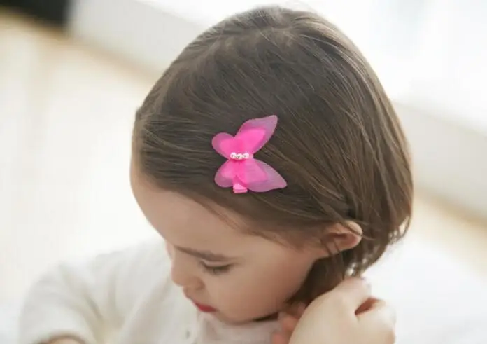 10 шт./5 шт. заколки для волос ярких цветов с бантом и бабочкой девочек Детская