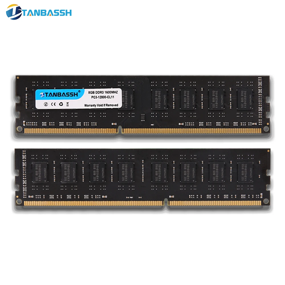 DDR3 ram 8GB 1333 MHz/1600 MHZ настольная память 240pin 1,5 V 8GB DIMM для AMD/Intel TANBASSH