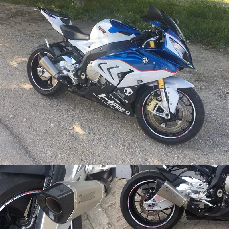 Выхлопная система мотоцикла 60 мм для BMW 2010 2011 2012 2013 2014 S1000RR 2015 2016 S1000R|Выхлопные