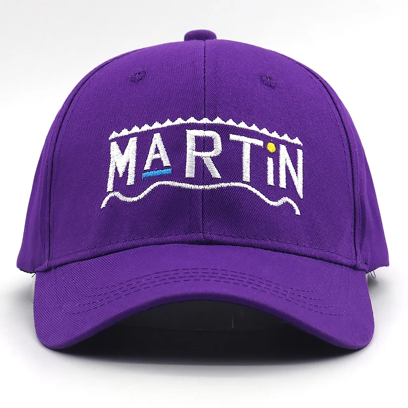 Новые модные женские и мужские хлопковые бейсболки Martin с регулируемой вышивкой