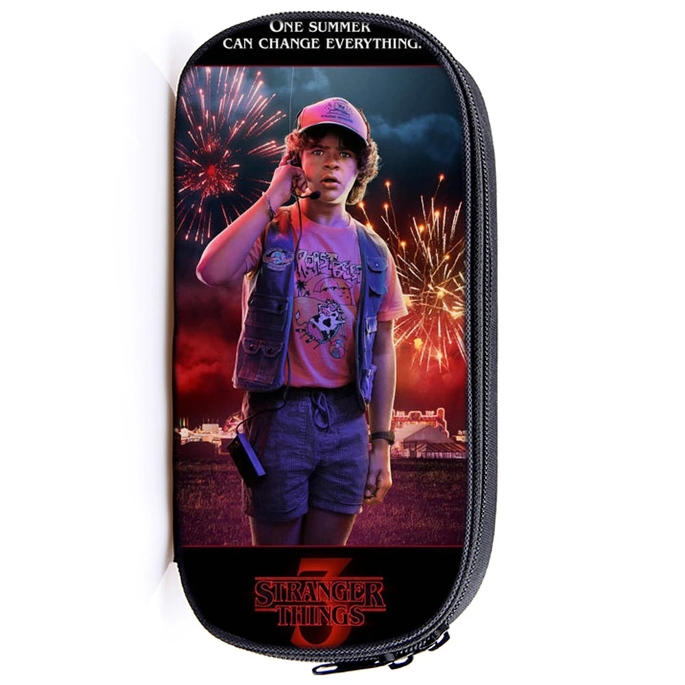 16 Stranger Things 3 Multifunction Kids Pencil Bag Children Boys Girls Kids Pencil Bag Cute High Quality Stationery Supplies - Цвет: 16