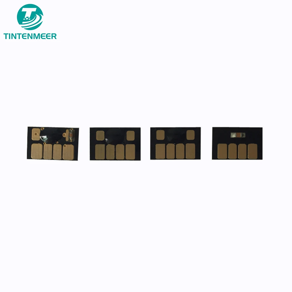 TINTENMEER excellent quality Refillable cartridge Auto reset chip KCMY as 1 set compatible for HP 11 10 to 1000 K850 cp1700 | Компьютеры и