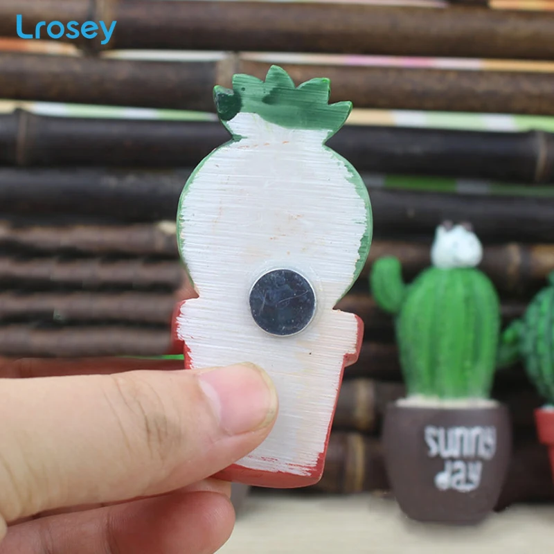 

Cactus plants imanes nevera home decoration accessories creative imanes para refrigerador Message sticker fridge magnet souvenir
