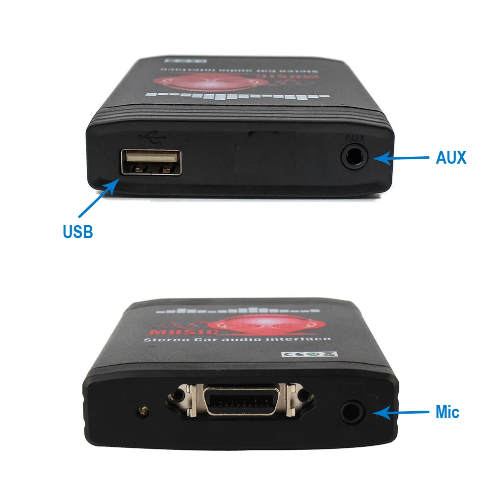 Фото Автомобильный MP3 USB/AUX 3,5 мм адаптер Moonet Bluetooth стерео Громкая связь Автомобильный CD-чейнджер подходит для Toyota 6 + 6Pin RAV4 Corolla Avensis QX989 №3