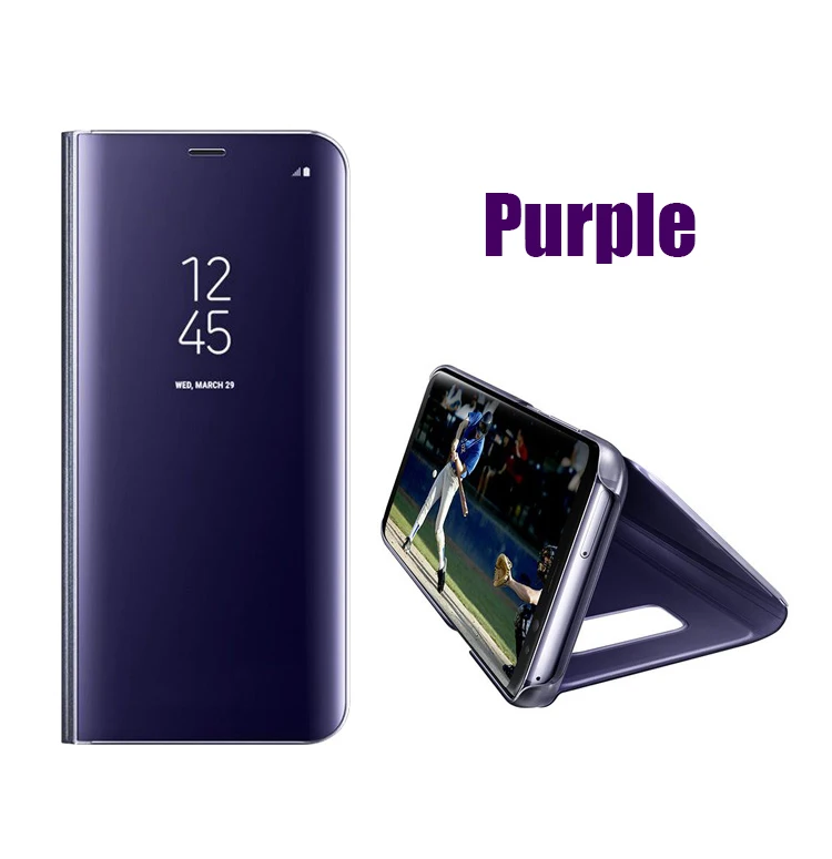 Высококачественный роскошный лучший чехол для Samsung Galaxy S8 прозрачный зеркальный