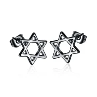 star black gun plated earrings stud earrings for teen girls fashion jewelry ae2082