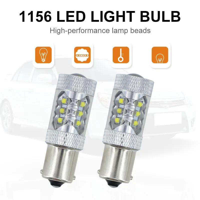 Задний светодиодный фонарь заднего хода Apmatauto 2x Canbus 1156 p21w для XBD Chips 80w Mercedes Benz w204 C