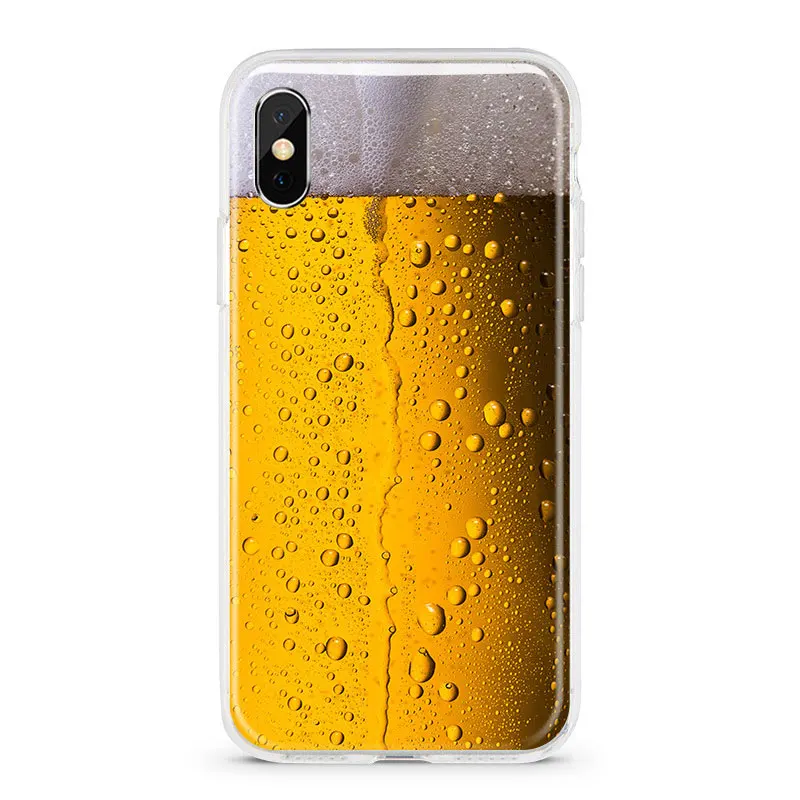MS001 Силиконовый чехол для iPhone XS 11 Pro Max 5S XR, прозрачный чехол из ТПУ для iPhone X 6 6S 7 8 Plus, забавные Чехлы для пары с изображением пивной камеры Gameboy - Цвет: MS001
